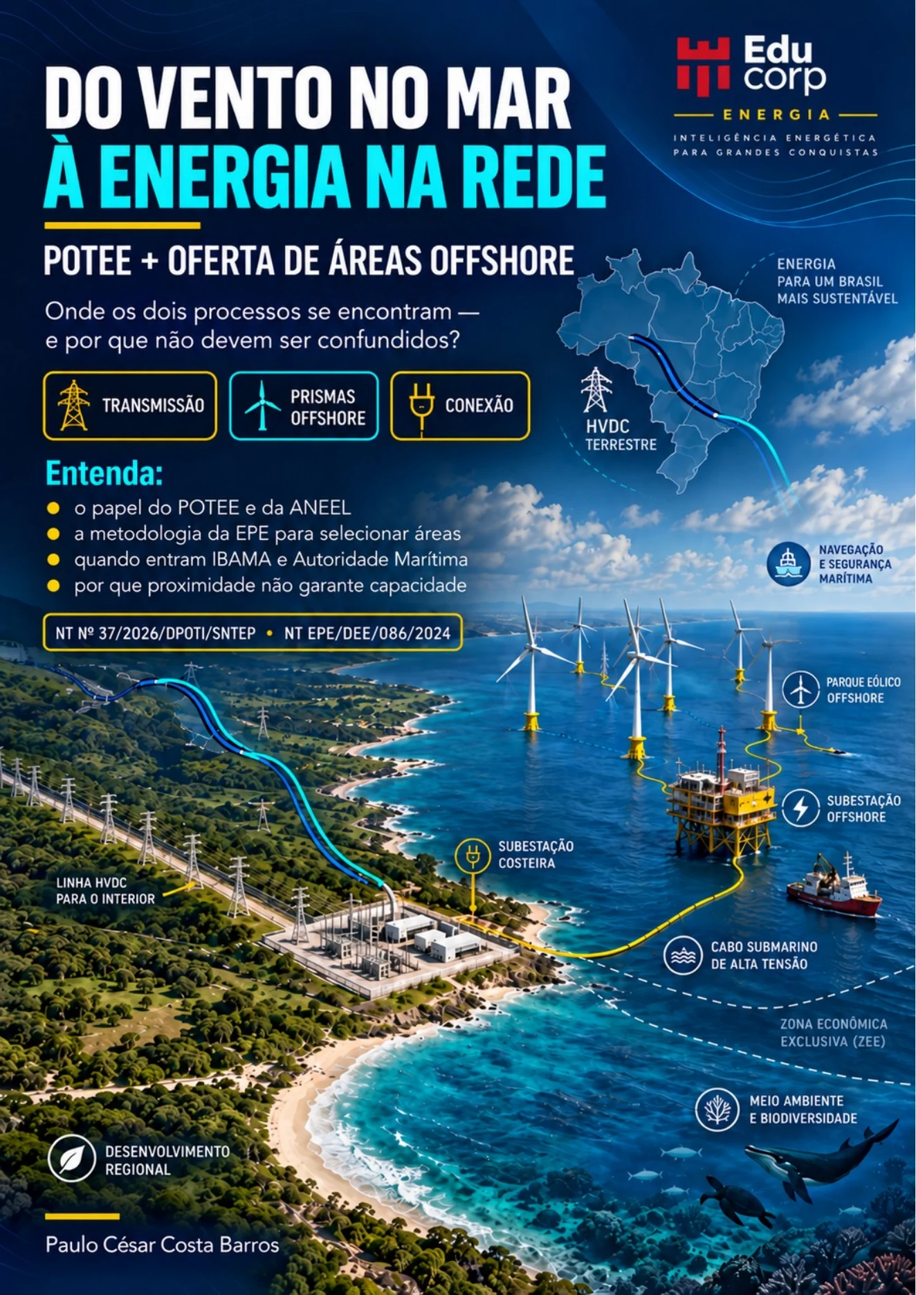 Capa do artigo Do vento no mar à energia na rede